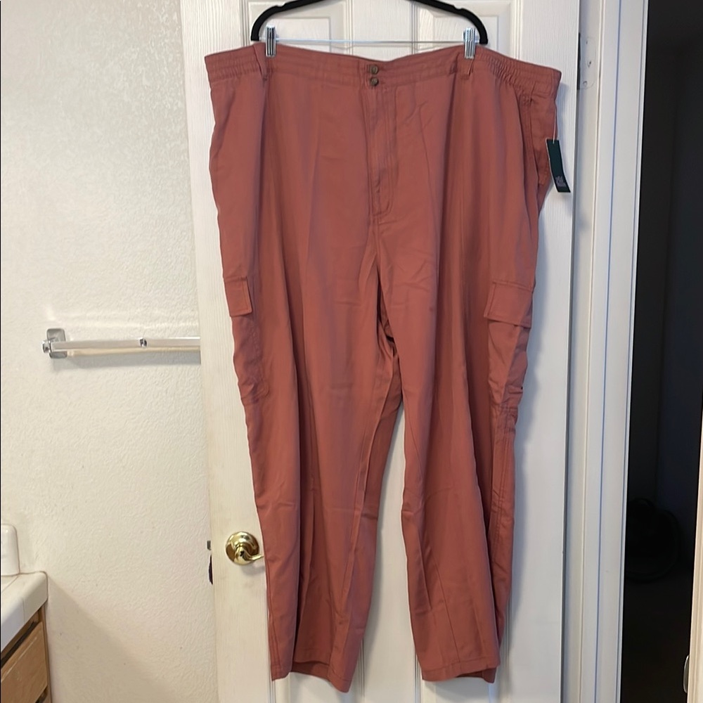 Wild Fable High Rise Straight Leg Rust Cargo Pants in 4x